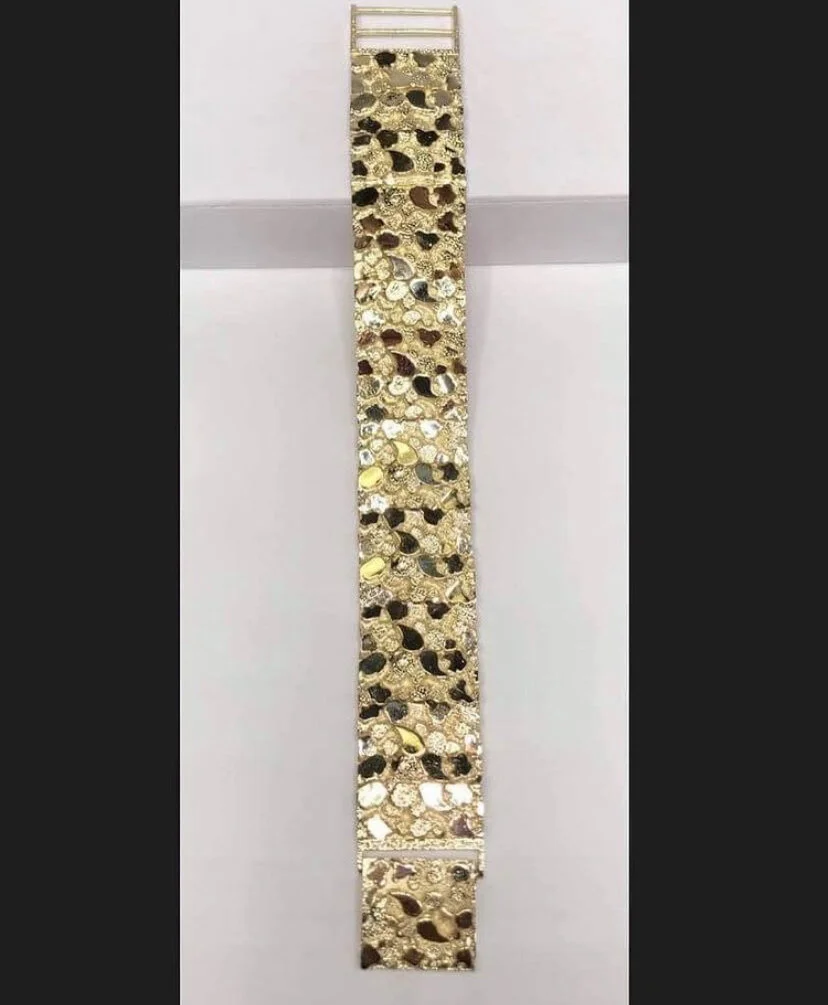 Vintage gold 2025 nugget bracelet